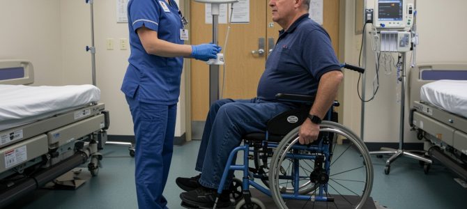 Mäta vikt med precision i plattformsvågar för rullstolsanvändare